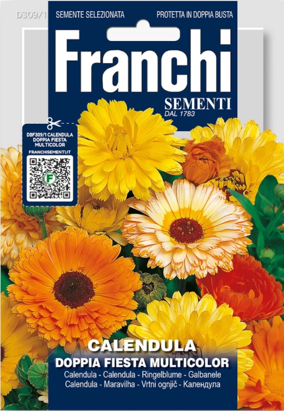 Nagietek pełny Fiesta wielobarwny 3g FRANCHI sklep rajogrodnika